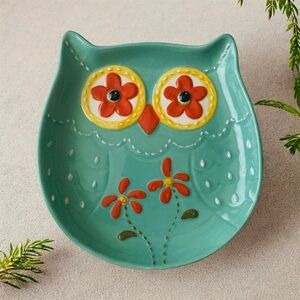 Owl Shaped Ceramic Plate
